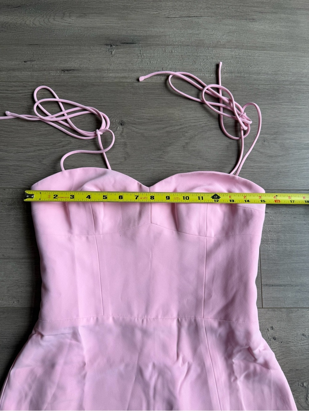 Amanda Uprichard Taylor Romper in Antique Rose (light pink) - size medium - Picture 3 of 4